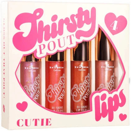 Italia Deluxe Thirsty Pout 4 Lips Set - Cutie Set