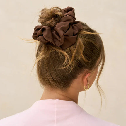 kitsch Black & Chocolate Oversized Scrunchies