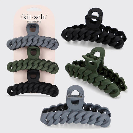 kitsch-black-moss-chain-claw-clips-3pc-set-1