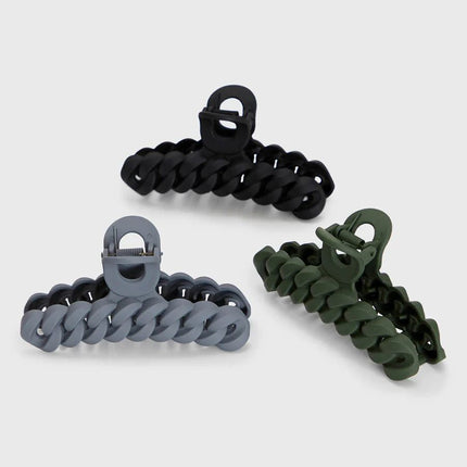 kitsch-black-moss-chain-claw-clips-3pc-set-2