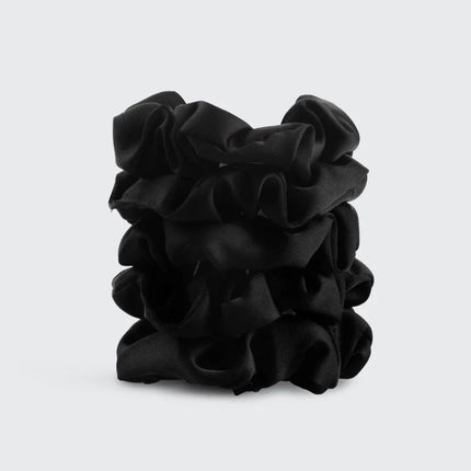 kitsch-black-satin-sleep-scrunchies-5pc-set-3