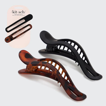 kitsch-black-tort-curved-flat-lay-claw-clips-2pc-set-1