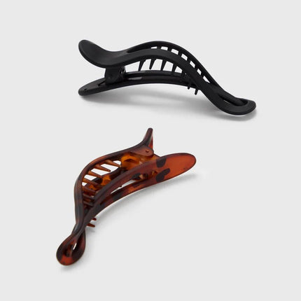 kitsch-black-tort-curved-flat-lay-claw-clips-2pc-set-2