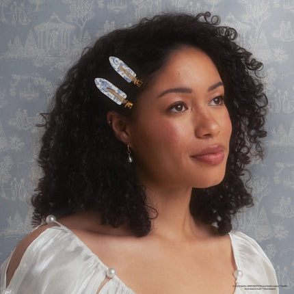 kitsch Bridgerton X Kitsch Creaseless Clips in Toile in Bloom