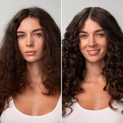 Kitsch Caster Oil Shampoo Model Before & After
