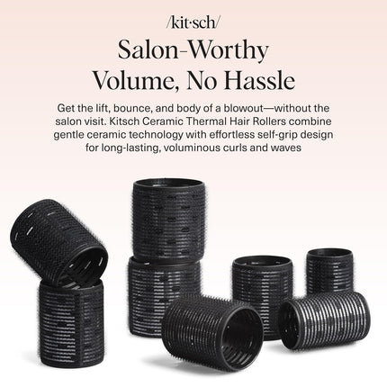 kitsch Ceramic Thermal Rollers 8pc Set