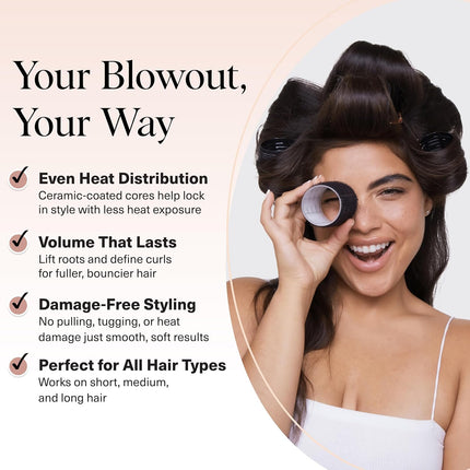 kitsch Ceramic Thermal Rollers 8pc Set