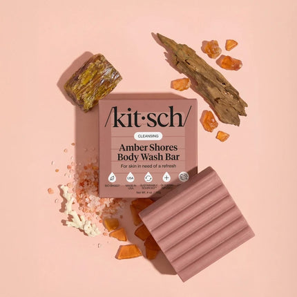 kitsch Cleansing Amber Shores Body Wash Bar