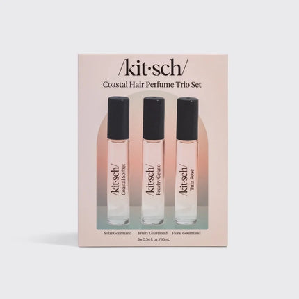 kitsch Coastal Hair Perfume Trio Set - Tula Rose, Beachy Gelato, Coastal Sorbet