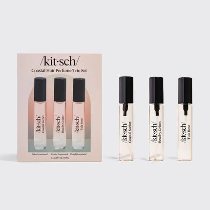 kitsch Coastal Hair Perfume Trio Set - Tula Rose, Beachy Gelato, Coastal Sorbet
