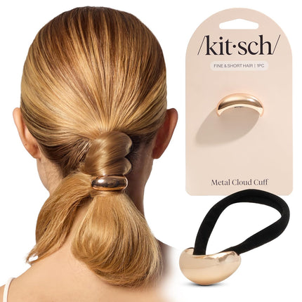 kitsch Gold Metal Cloud Cuff - Small