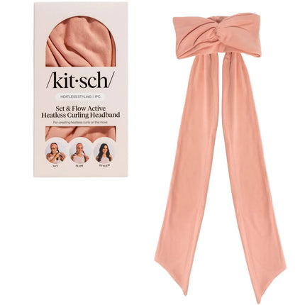 kitsch Terracotta Set & Flow Active Curling Headband