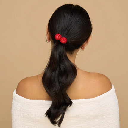 kitsch Red & Pink Bubble Hair Ties