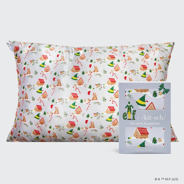 kitsch-kitsch-x-elf-satin-pillowcase-in-periwinkle-christmas-standard-1