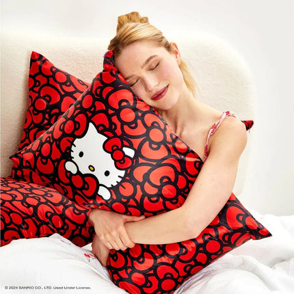 kitsch-kitsch-x-hello-kitty-satin-pillowcase-in-kitty-bathes-in-a-sea-of-bows-king-5