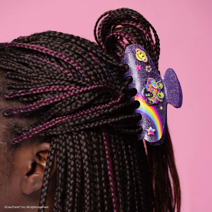 kitsch Lisa Frank x Kitsch Glitter Claw Clip in Zoomer™ & Zorbit™