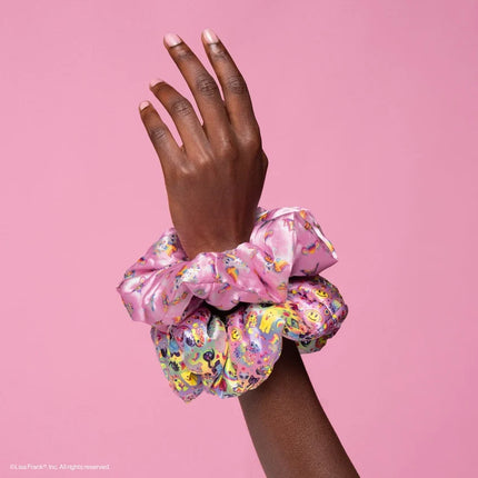kitsch Lisa Frank X Kitsch Pillow Scrunchies® in Satin in the Fantastic World of Lisa Frank