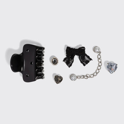 kitsch KitschPop™️ Cloud Clip & Charms in Vintage Black