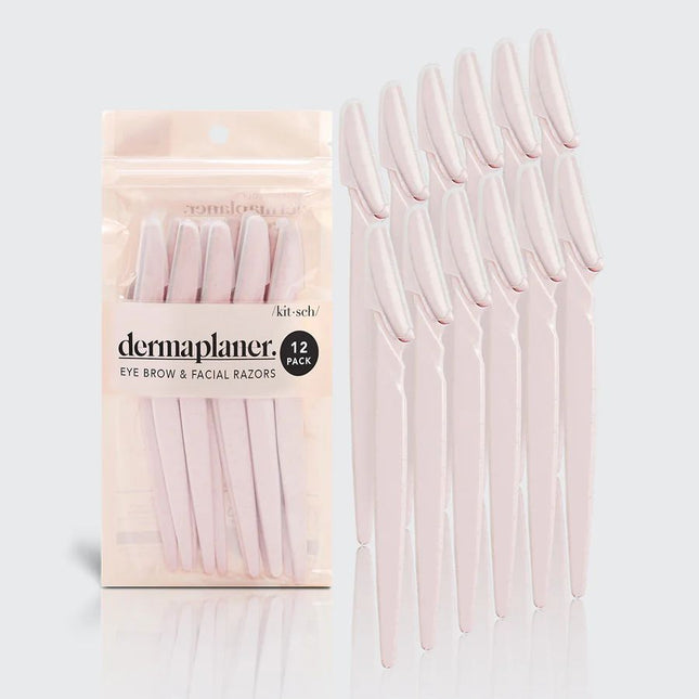 kitsch-recycled-plastic-dermaplaners-12pc-set-terracotta-1