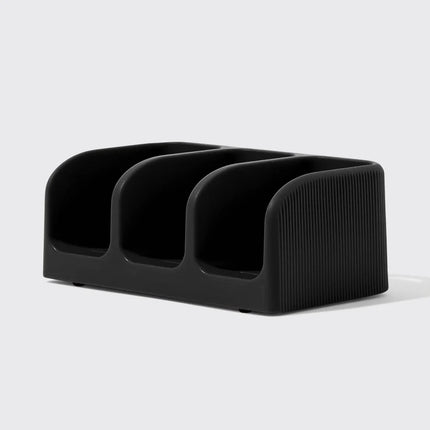 kitsch Self-Draining Soap Dish - Black