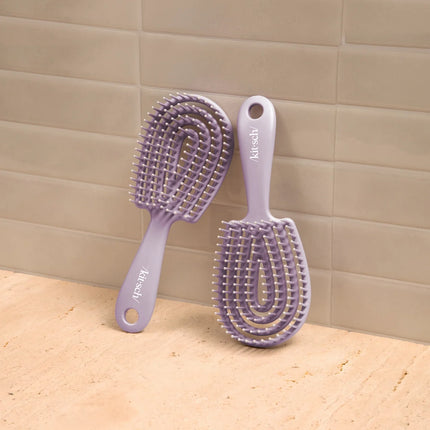 kitsch Soft Violet Detangling Flexi Brush - Mini