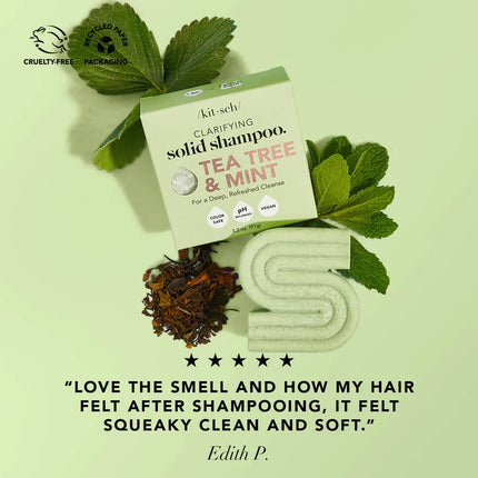 kitsch Tea Tree Shampoo and Conditioner Set – Anti Dandruff