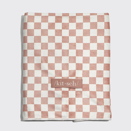 kitsch-terracotta-checker-xl-hair-towel-wrap-4