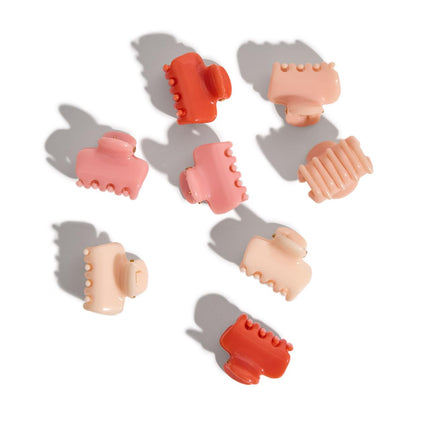 kitsch Cherry Blossom Cloud Claw Clips 8pc Set - Mini