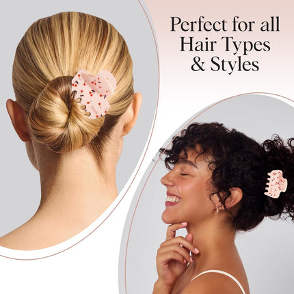 kitsch Cherry Print Cloud Claw Clip - Medium