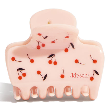 kitsch Cherry Print Cloud Claw Clip - Medium