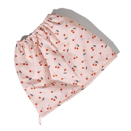 kitsch Cherry Print Satin Shower Cap