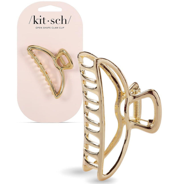 kitsch Open Shape Claw Clip - Gold