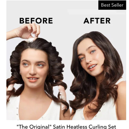 kitsch Satin Heatless Curling Set - Sunset Tie Dye