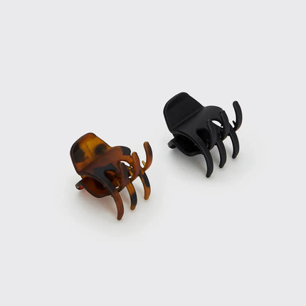 kitsch Eco-Friendly Medium Claw Clips 2pc set - Black