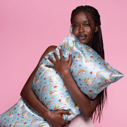 kitsch Lisa Frank x Kitsch Satin Pillowcase in Markie™ - King