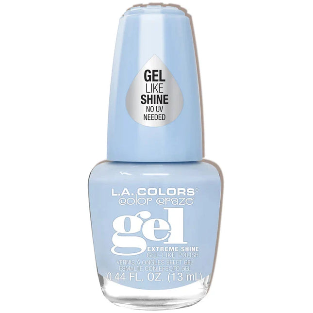 LA Colors Aura Halo Gel Polish - Mist Of Blue