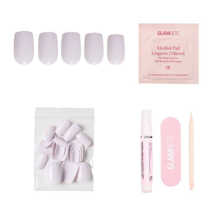Glamnetic Lilac Gray Press On Nails