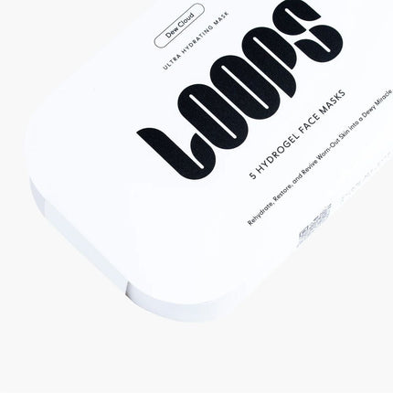 LOOPS Dew Cloud - Ultra Hydrating Hydrogel Face Mask - 5 Pack