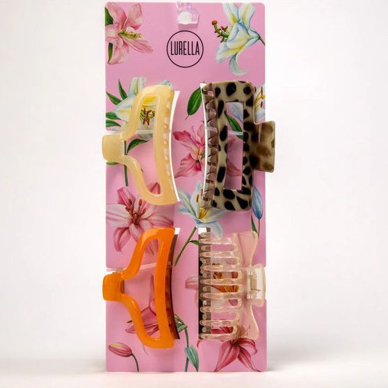 Lurella Cosmetics 4 Pack Hair Clips