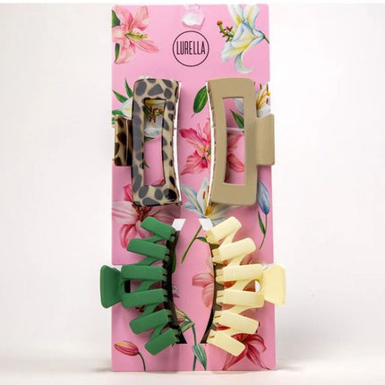 Lurella Cosmetics 4 Pack Hair Clips