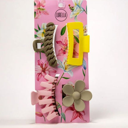 Lurella Cosmetics 4 Pack Hair Clips