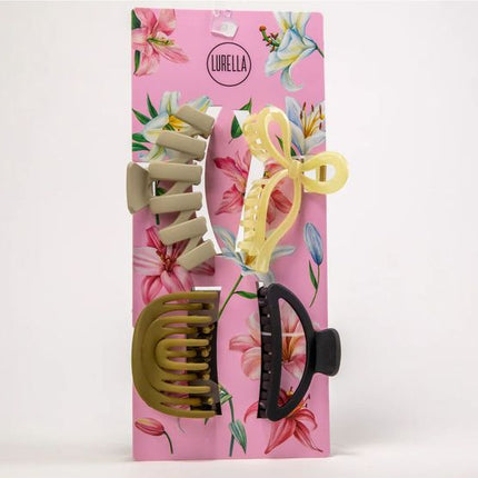 Lurella Cosmetics 4 Pack Hair Clips