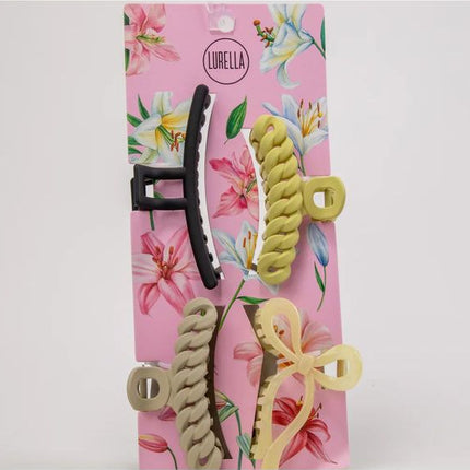 Lurella Cosmetics 4 Pack Hair Clips