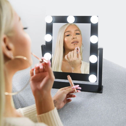 Lurella Cosmetics 9 Bulb Vanity Mirror - Jet Black