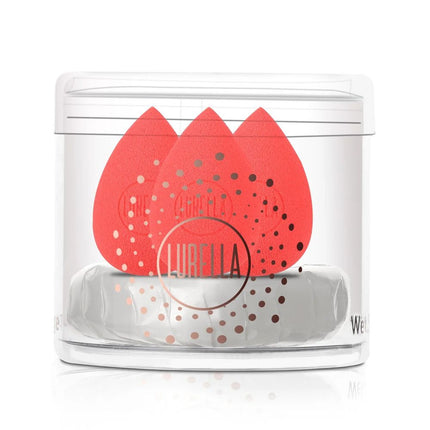 lurella-cosmetics-mini-teardrop-sponge-pack-red-1