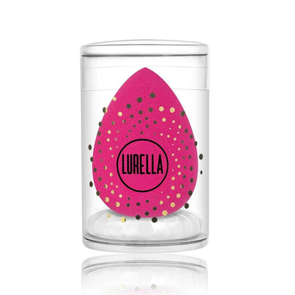 lurella-cosmetics-teardrop-beauty-sponge-hot-pink-1