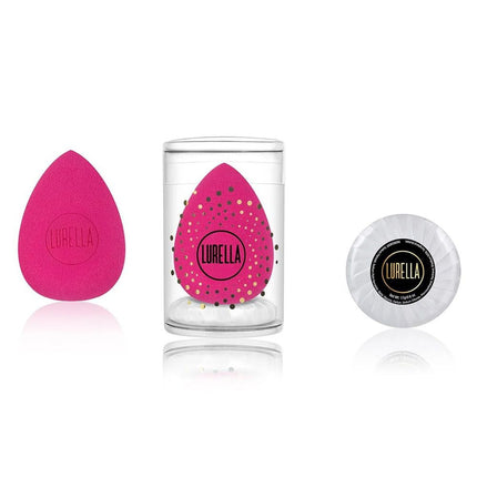 lurella-cosmetics-teardrop-beauty-sponge-hot-pink-4