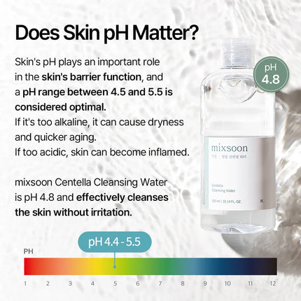 mixsoon Centella Cleansing Water