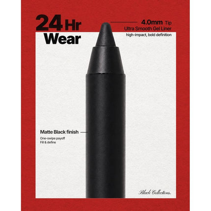 Moira 24HR Bold Gel Liner - Black