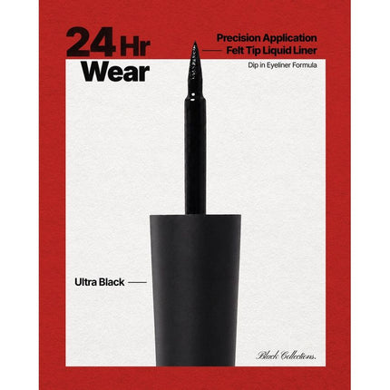 Moira 24HR Ink Dip Liner - Black